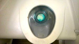 blue toilet liquid